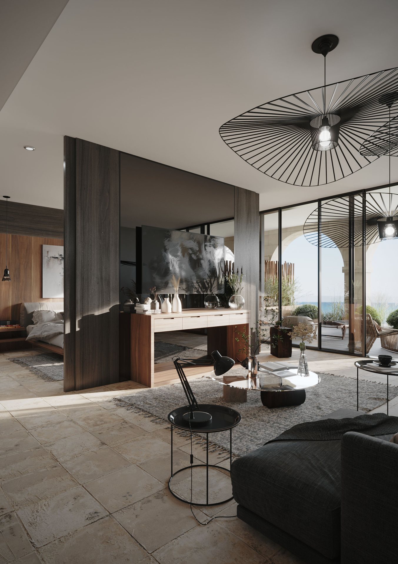 Recube Malta Otel Süit - İç Mekân Görselleştirme